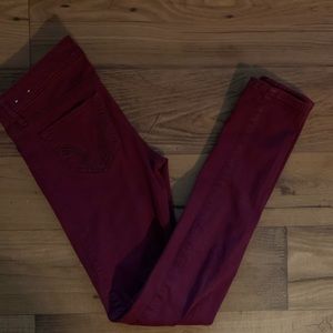 Burgundy Hollister pants